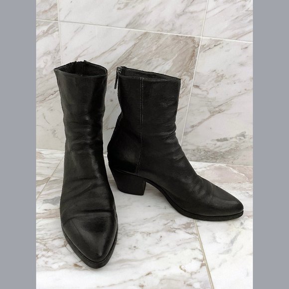Gravity Pope Italian Leather Boots in Black < Size 40 > - Picture 2 of 11